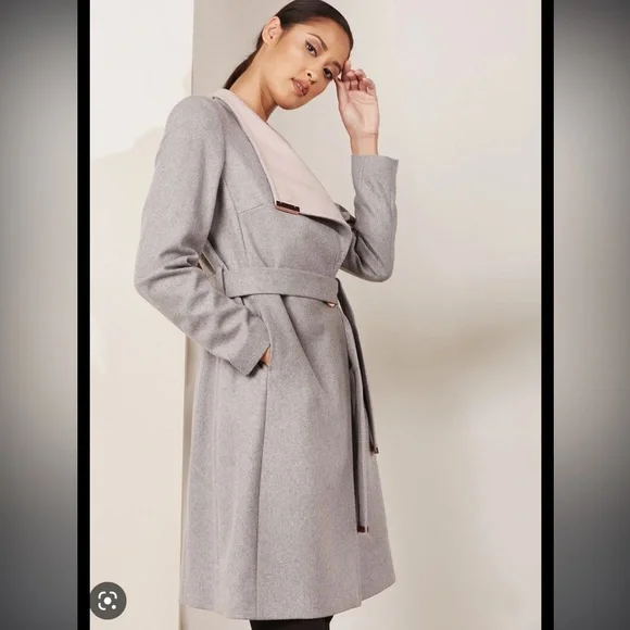 Ted Baker long line Size 1 coat - Picture 2 of 9